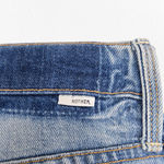 MOTHER Superior The Tomcat Distressed High Rise Straight Leg Jeans Size 29 Blue Photo 9