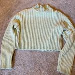 H&M Green Cropped Sweater Photo 0