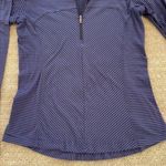 Columbia Blue Striped 1/4 Zip Up Long Sleeve Shirt Photo 2