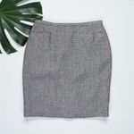 Talbots 100% Irish Linen Skirt in Mini Houndstooth Photo 1