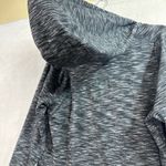 Calvin Klein  Womens Sweatshirt Hoodie Large Dark Gray Moisture‎ Wick Fleece Cowl Photo 7