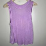 Free People Take The Plunge Tank Top XS Lilac Scoop Neck Minimalist Jersey Knit Photo 4