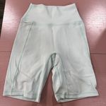 Senita Athletics Senita Light Blue Ribbed Biker Shorts XS Photo 0