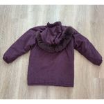 Worthington Women's Purple Parka Coat M Hooded Fur Trim Winter Jacket Photo 1