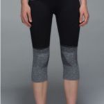 Lululemon Womens Seamlessly Street Crop Hombre Black Grey Size Small Active Yoga Photo 1