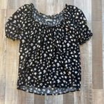 Reformation Cheyenne Top in Black Floral Size S Photo 0