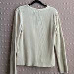 Tommy Hilfiger  Jeans Vintage Ribbed Logo Long Sleeve Sweater Sz XL White Photo 1
