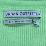 Urban Outfitters Sherry Shirred Cardigan Lime Green Neon Women’s Small Photo 2