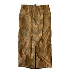 Ashro Genuine Leather AFRICA Maxi Skirt Tan Photo 4