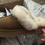 UGG  Slippers Platform Disquette Chestnut Photo 0