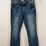 DL1961 Lara Instasculpt Cropped Boot Jeans Size 26 Distressed Raw Hem Photo 0