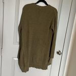 Universal Threads Universal thread by target long draped sweater olive green size small Photo 1