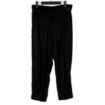 J.Crew  Peyton Velvet Ankle Mid Rise Pullon Trouser Dress Pants Pockets 4 Black Photo 1