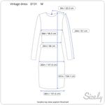 dress V neck peplum floral belt black white shoulder pads Surplice top Size M Photo 1