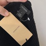 Halogen NWT Black Boatneck Puff Sleeve Sweater Dress - Size: Small Photo 2