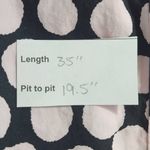 Who What Wear  Black and Pink Polka Dot Shirt Dress Size Medium Polka Dot Mini Photo 8