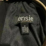 Kensie New with tags  black draped snake chain halter dress in size 2 Photo 6