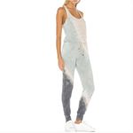 Young Fabulous and Broke YFB Eberhart Jumpsuit Jade India Wash Tie Dye, NWT Photo 1
