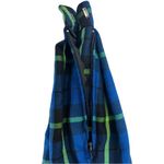 Hot Topic  pleated blue neon green plaid skirt preppy school girl S casual Photo 2