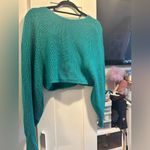 NWT BRINLEY CROP KNIT CROSS FRONT SWEATER Photo 9