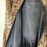 Vintage Guide Leopard Print Sequin Jacket One Size Y2K Gyaru Grunge Hippie Gray Photo 4