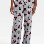 Disney Mickey Mouse Plaid Pajama Pants Christmas Soft Photo 0