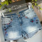 True Craft Denim Jean Shorts Stretchy Womens 3 Grafitti Soft Comfy Cutoffs New Photo 2