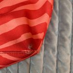 Coach Coral Orange Zebra Print Tote Bag Canvas F23283 Purse Handbag Designer Photo 8