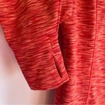 Exertek  Women’s Active Sweatshirt Hoodie Size XL Thumb Holes High Low Hem Orange Photo 3