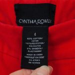 Cynthia Rowley  Straight Leg Career Pants in‎ Red Size 4 Photo 2