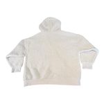 PINK - Victoria's Secret  Sherpa Hoodie Pullover Womens Large Gray Blue Cozycore NWT Photo 1