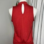 🌻Tempted Sleeveless Mockneck Burnt Orange Top Sz L Size L Photo 1
