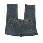 Hydraulic Vintage Y2K Boyfriend Jeans Distressed Cropped Mid Rise Indigo 12 Photo 1