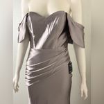 Cinderella  Divine Gray Satin Dress Size Small Photo 5