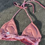 Urban Renewal  pink velour bralette S Photo 3