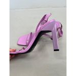 Marc Fisher Arthur Heels Size 7 Pink Strappy Square Toe Ankle Strap Modern Chic Photo 6