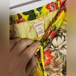 Sundance Lined w/ Shorts High Rise Cropped Wide Leg Tropical Pants Size Medium Photo 13