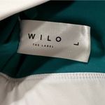 WILO TEAL STRIPED BAND SPORTS BRA SIZE L NWOT Size L Photo 6