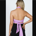 Princess Polly Midnight Lilac Purple Multiway Wrap Top 0 Photo 4