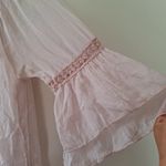 Elena Baldi Silk Puff Sleeve Top Bell Flare Sleeves Flowy Loose Fit M Photo 2