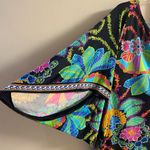 Trina Turk  Casablanca swimsuit coverup vibrant colors dolman sleeve Large Photo 5