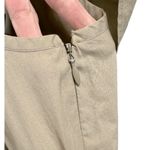 Madewell  Tan Ruffle Cold Shoulder Cotton‎ Dress Size 2 feminine Photo 4