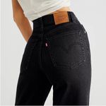 Levi's Levi’s high loose flare jeans black NEW 27 trainwreck Photo 2