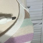 Streetwear Society  Striped Knit Halter Mini Dress Y2K XL Photo 13