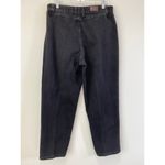 Lee Vintage High Waist Side Elastic Mom Jeans Black Women's 16 Petite Bareback Photo 8