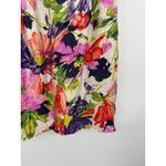 J.Crew  Womens Cream Floral Print Strapless Mini Dress Size 0 Silk Party Event Photo 2