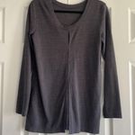 Lole  Women’s Downtown Heather Grey Open Back Top Photo 4