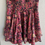 ALC Frank A.L.C. Vera Floral Ruffle Mini Skirt — Silk Blend Drop Waist (Size 6) Photo 0