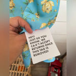 ASOS Design Petite Satin Midaxi Dress With Multi Flutter Sleeves In Blue Floral Photo 5