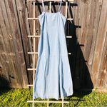Indigo Rein NEW Light Wash Blue Denim Maxi Dress Size Medium Photo 6